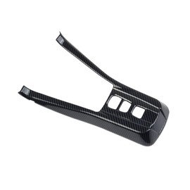 Fewshaw Carbon Fiber Central Control Gear Shift Panel Cover Trim Accessories for Polaris Slingshot 2020-2025 (Automatic Gear(Without M Gear))