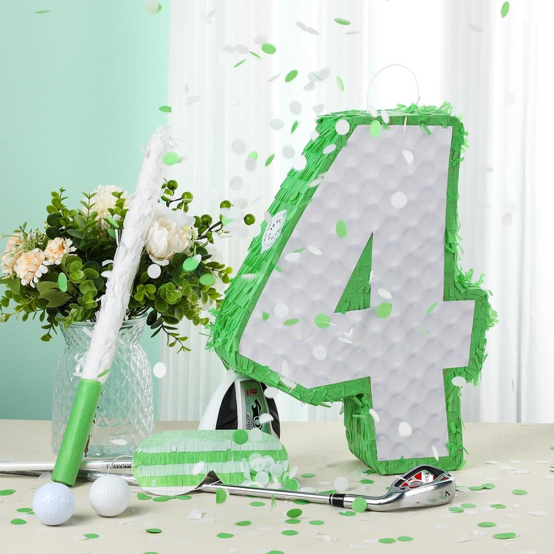 Soulchen Golf Pinata Set Sports Theme Number 16 Inch Pinata