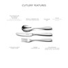 Robert Welch Stanton Bright, 7 Piece Cutlery Place Setting. Made