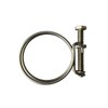 Stainless Steel Double Wire Hose Clips 45-51mm Pond Pipe Screw