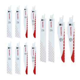 49-22-1129 Replacement for Milwaukee Sawzall Reciprocating Saw Blade for Metal Wood PVC Pipe Cutting(Set of 12)