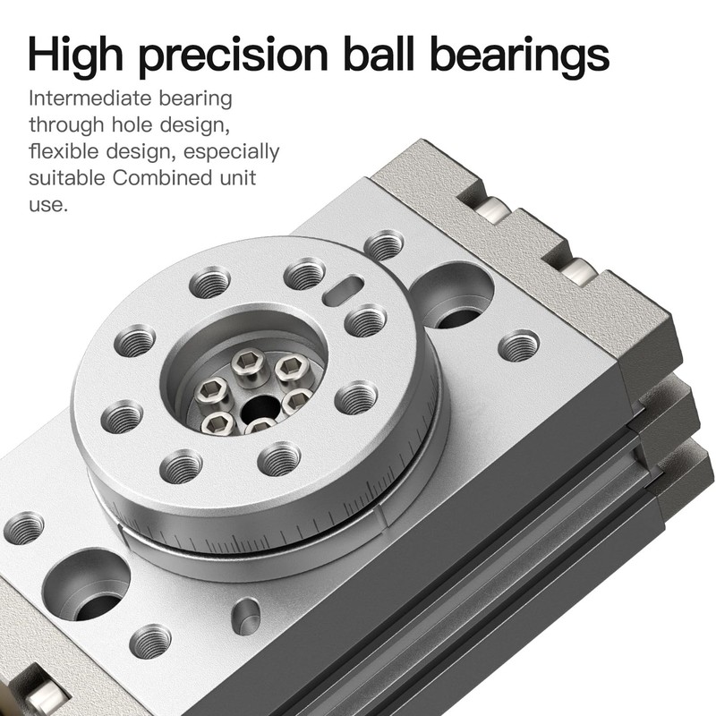 HNJPC Pneumatic Swing Rotary Cylinder 180-degree Rotary Cylinder MSQB-30A