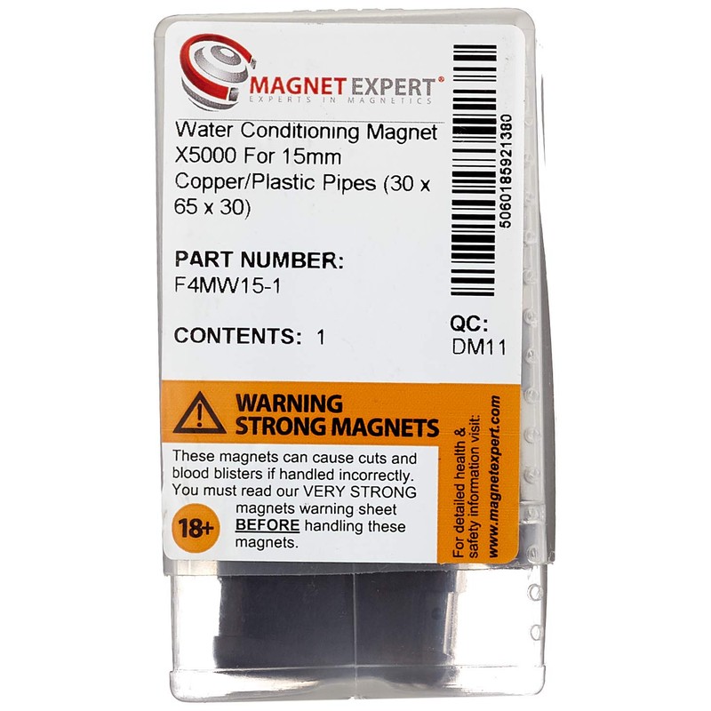 Water Conditioning Magnet X5000 For 15mm Copper/Plastic Pipes - Designed