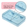 Mr. Pen- Clear Pencil Boxes, 6 Pack, Snap-Tight Lid, Plastic