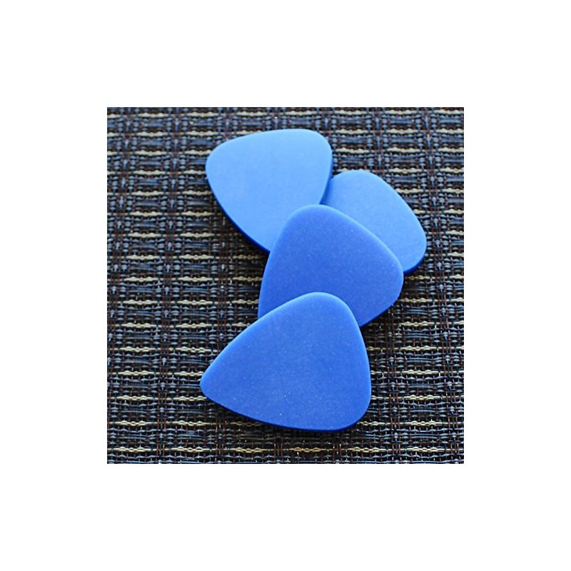 Rubber Tones RUB-BLSI-4 Blue Silicon Picks (Pack of 4)