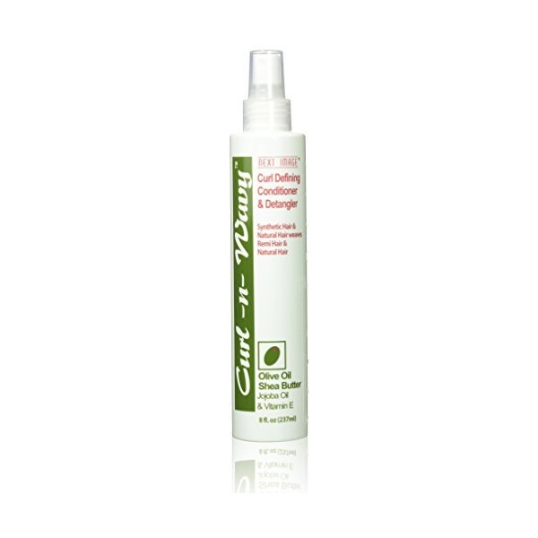 On Natural Next Image Curl-n-Wavy Curl Defining Conditioner and Detangler Oilive Oil, Shea Butter, Jojoba Oil & Vitamin E, 8 Ounce