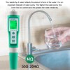 Hydrogen Water Tester 10 in 1 Resistivity/Fertility/H2/pH/TDS/EC/ORP/S.G/Salt/Temp Meter with ATC