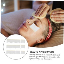 OHPHCALL 160pcs Eyelash Graft Cleaning Pads Discharge Makeup Pads Lash Cleaning Wipes Portable for Salons Personal Use