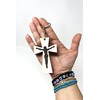 Wooden Cross Magnets | 2 PCS | Beautiful Handmade|Fridge Refrigerator