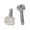 (10) 1/4-20x1-1/2 Stainless Steel Fanged Elevator Bolt Square Neck (3/4