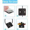 3/4" Zip Tie Mounts - 60 PCS Self Adhesive Cable