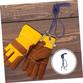 TEHAUX Reusable Mitten Clips, Gloves Lanyard Multifunction Glove Rope Adjustable Glove Strap Child Winter Glove Clip for Kids Adults (Blue)