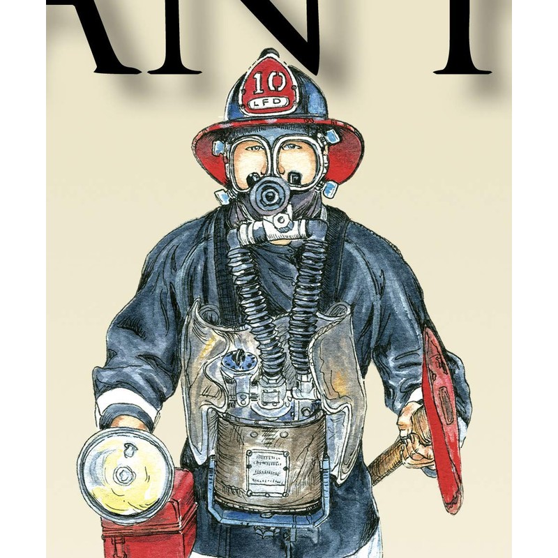 History of the American Firefighter Print - 11 3/4" By