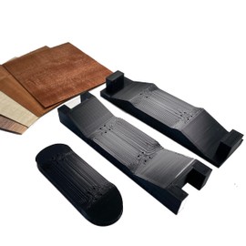 Maker Fixer Fingerboard Wood Veneer Mould Clamp to Make Tech Deck Finger Skateboard 3D Printed