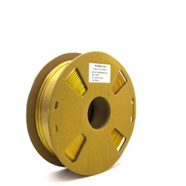 Tri-Color Magic Silk PLA 3D Printer Filament, 1.75mm (± 0.03mm) 3-Color Coextrusion 3D Printer & Pen Magic Silk PLA Filament, 1kg/2.2lbs (Green Purple Copper)