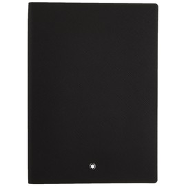 Montblanc Notebook Black Lined #146 Fine Stationery 113294 – Elegant Journal with Leather Binding and Ruled Pages – 1 x (5.9 x 8.2 in.)