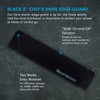 Messermeister 8” Chef’s Edge-Guard, Black - Fashionable & Functional Knife
