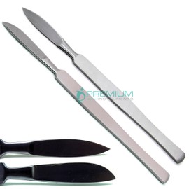 2 Pcs Scalpel Handle W/Blade 15cm & 16cm Working End 4cm Stainless Steel Premium Instruments
