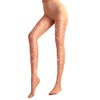 FANCAME Women's Sparkle Stockings, Sheer Tights Party Rhinestone Pantyhose (US,