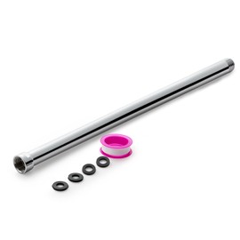 OFFO Shower Head Extension Arm, 16 in Shower Arm Extension Shower Head Extender Made of 305 Stainless Steel Shower Pipe Extension, Chrome