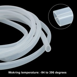 Cionyce 5/16" Silicone tubing, Food Grade Silicone Tube 5/16" ID x 7/16" OD, 10 Feet Length Pure Tubing High Temp for Home Brewing Winemaking