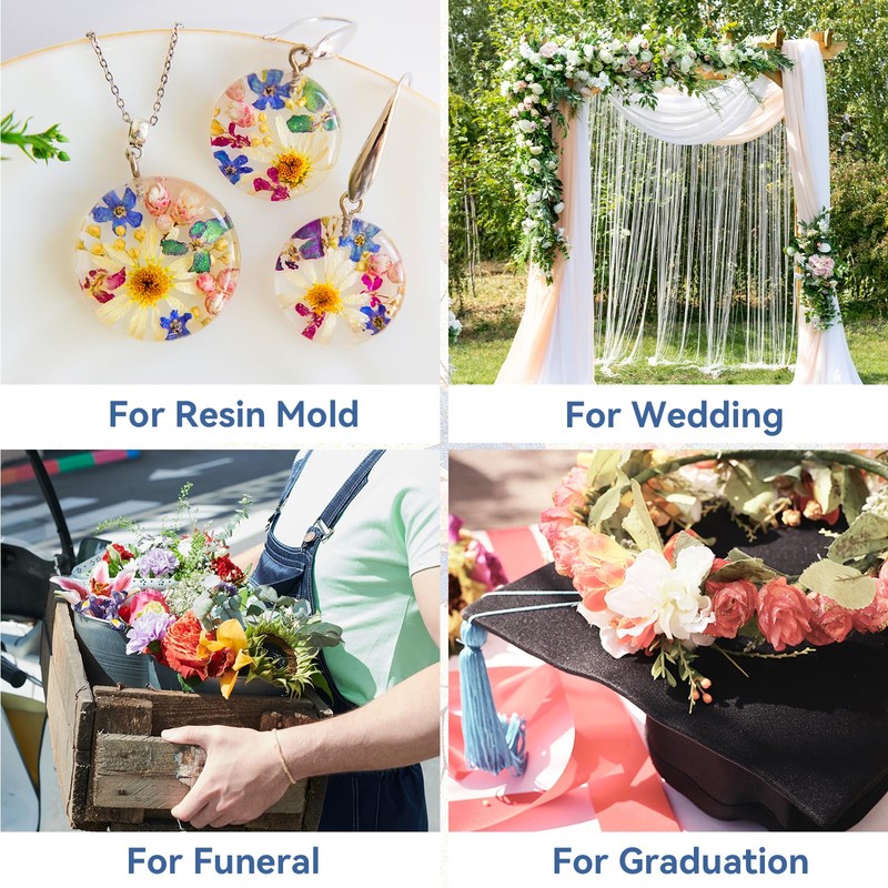 5.2 LBS Silica Gel Flower Drying Crystals, Reusable Color Changing
