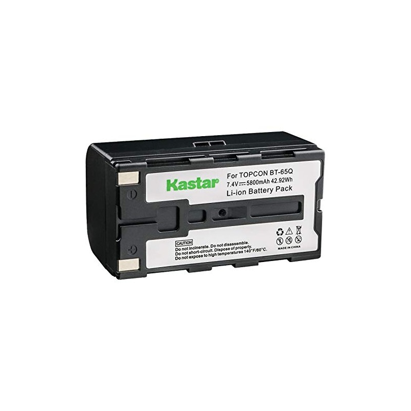 Kastar High Capacity Battery 1 Pack for Topcon BT-65Q, Topcon