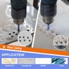 VENJELD Masonry Drill Bits Set - 5/6/8/10/12mm 5Pcs Carbide Drill