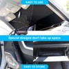 bluqulo car Sunshade Windshield Cover, car Front Window Sunscreen Foldable