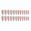 CB 48 Pcs/ 2-Colors Kit, Long Oval Round Pointed Almond