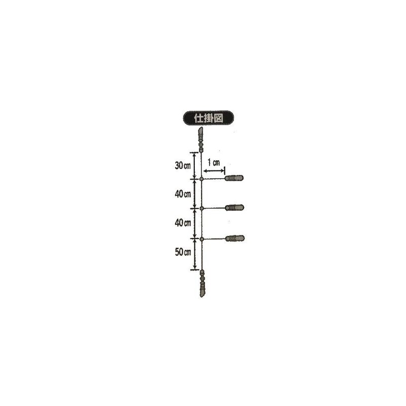 YAMASHITA Harris Light Squid Fishing Leader 4-6 3pcs Short