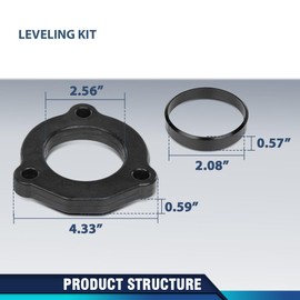PIT66 Leveling Kit 2inch Compatible with Chevy Colorado GMC Canyon 2015-2022, NOT Fit Trail Boss/ZR2 models,NOT Fit models equipped with Multimatic DSSV suspension