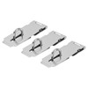 3Pcs Door Padlock Hasp, 2 inch Stainless Steel Heavy Duty