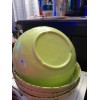 TOMMY BAHAMA 100% MELAMINE Beautiful LIME GREEN BOWLS SET OF