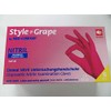 Style Grape by MED-COMFORT Bordeaux Nitrile Gloves Powder-Free Pack of