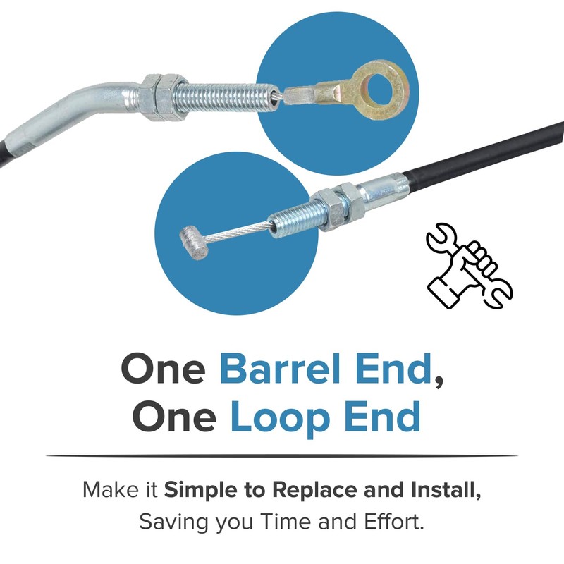 AlveyTech Parking Brake Cable for 49cc, 110cc, & 125cc Kandi