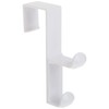 iDesign Over Door Double Hook for Closet, Bathroom, or Dorm,