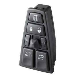 Master Power Window Switch Driver Side for 2004 2005 2006 2007 2008 2009 2010 2011 2012 Volvo VN VNL VNM Truck FH12 FM12 FM9 Window Switch Button Control - 21354601 20752918 21543897 20452017 21277587