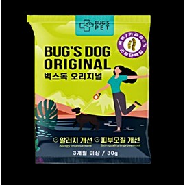 (Pet Free Gift) Bugs Dog Original 30g 1 Pack / (반려동물 사은품) 벅스독 오리지널 30g ★1팩★