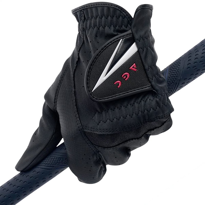 LEZAX AGC AGGL-3652 Men's Golf Gloves, Left Hand, Black, Large