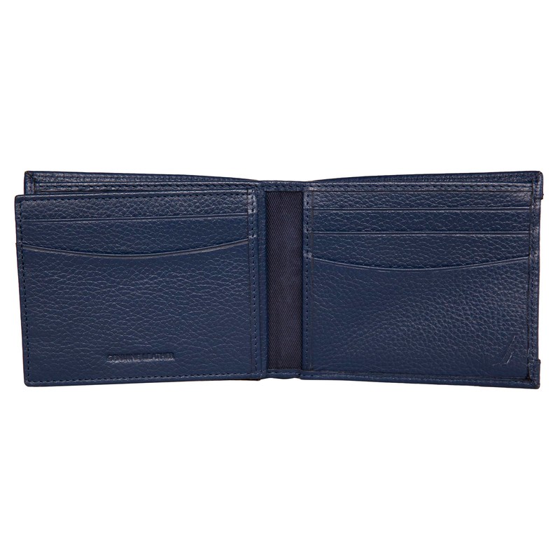 Nautica Men's Bifold Wallet, Navy, One Size