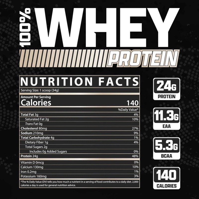 Nutrex 100% WHEY Protein Powder Bulk Size Whey Isolate Blend