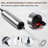 Milk Frother,Rechargeable 3 Speed Electric Coffee Foamer for Travel, Handheld