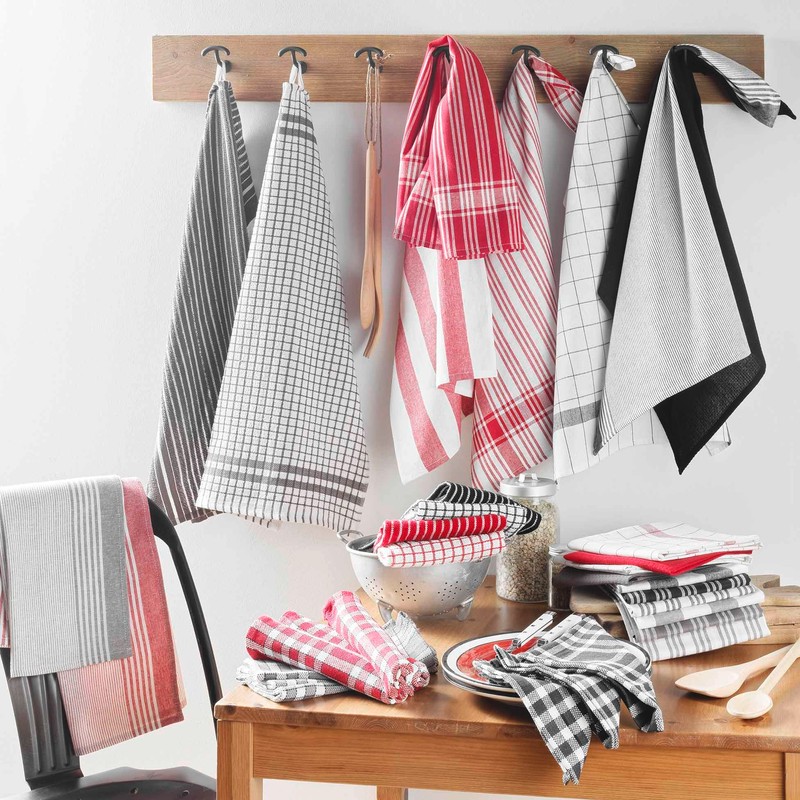 Douceur d'Intérieur, 3 Tea Towels (50 x 70 cm) Vibrato
