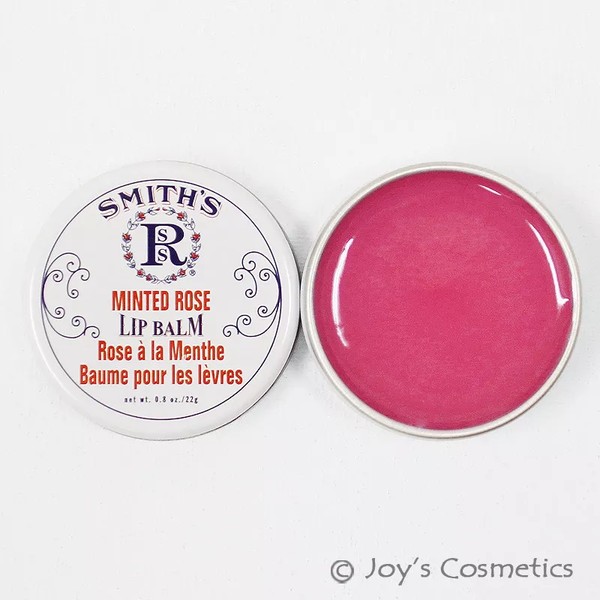 1 ROSEBUD Smith's Minted Rose Lip Balm Tin 0.8 oz