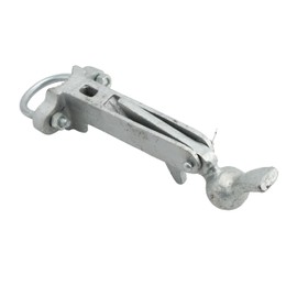 Plum Fittings Chain Link Fence Gate Holder 1 5/8" or 2" [1 7/8" OD] | Duckbill Gate Holdback | Props Gate Open