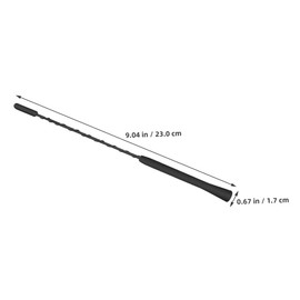 STOBOK Universal Car Radio Antenna 2-Pack Replace Your Old Antenna Improve Signal Strength No Tools Required