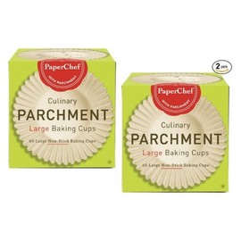 PaperChef 781147283005 Cupcake Liners/Baking Cups, Off-White, Cream