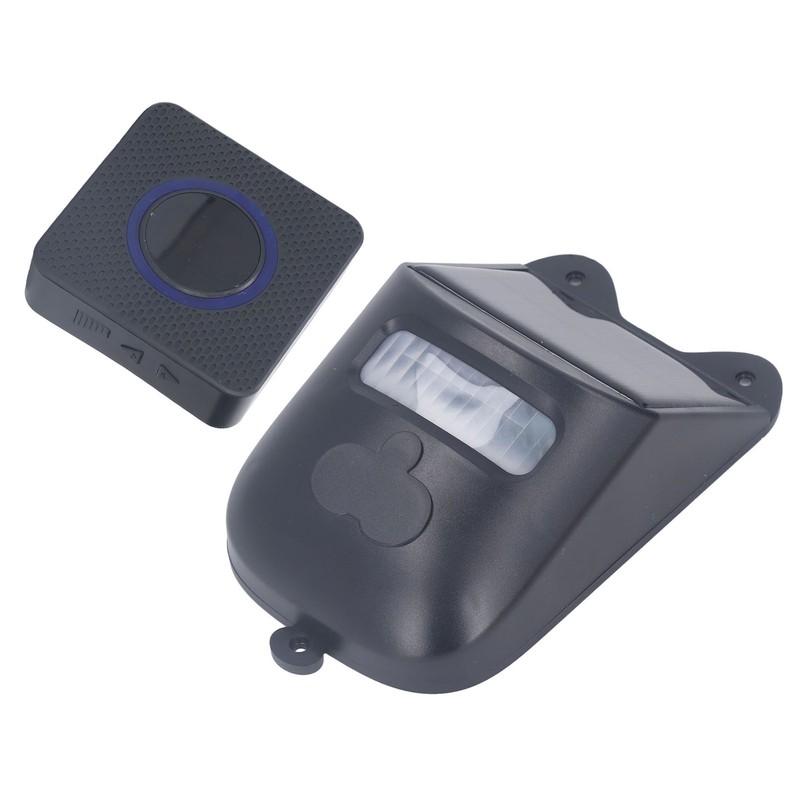 Solar Doorbell Infrared Wireless Motion Sensor Alarm Door Bell for