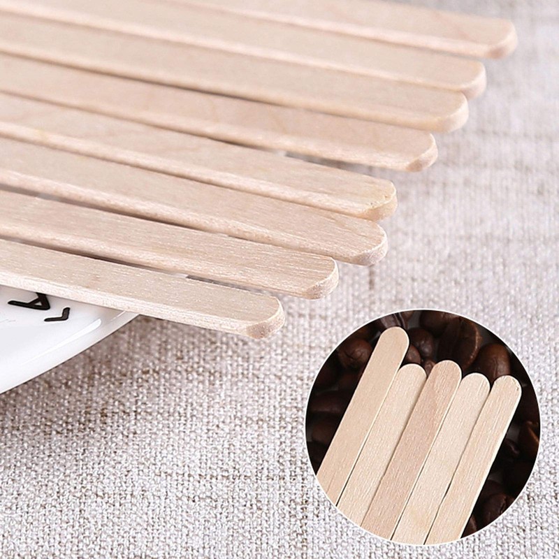 Wooden Muddlers Disposable Coffee Stirrers Ice Sticks Wood Sticks Commercial